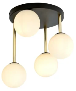 Dekoracyjna lampa sufitowa z białymi kloszami 1260/4 z serii DOLCE*Sklep Kaja New