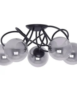 Shop Sklep Kaja Dekoracyjna lampa sufitowa w kolorze grafitu K-5117 z serii RUBI