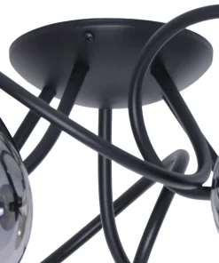 Shop Sklep Kaja Dekoracyjna lampa sufitowa w kolorze grafitu K-5117 z serii RUBI