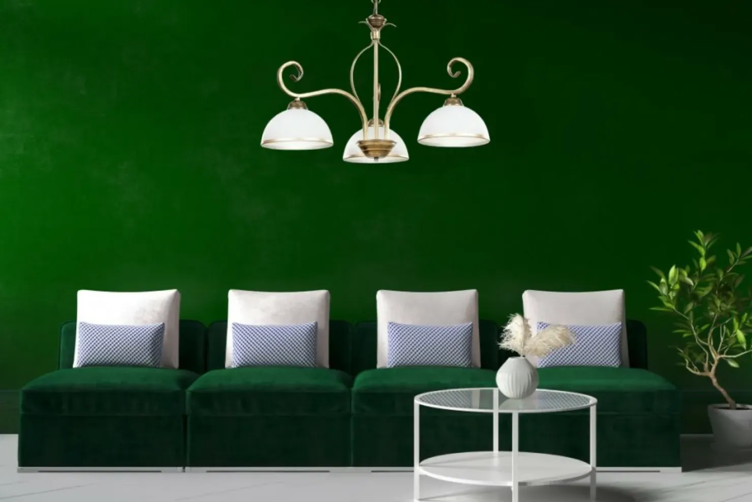 Dekoracyjna lampa wisząca retro, antyczne złoto 149/3 WIVARA | Kaja*Sklep Kaja Shop