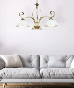 Dekoracyjna lampa wisząca retro, antyczne złoto 149/3 WIVARA | Kaja*Sklep Kaja Shop