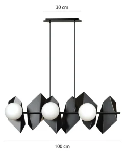 Store Sklep Kaja Dekoracyjna lampa wisząca na sześć żarówek 636/6 | Kaja Oświetlenie