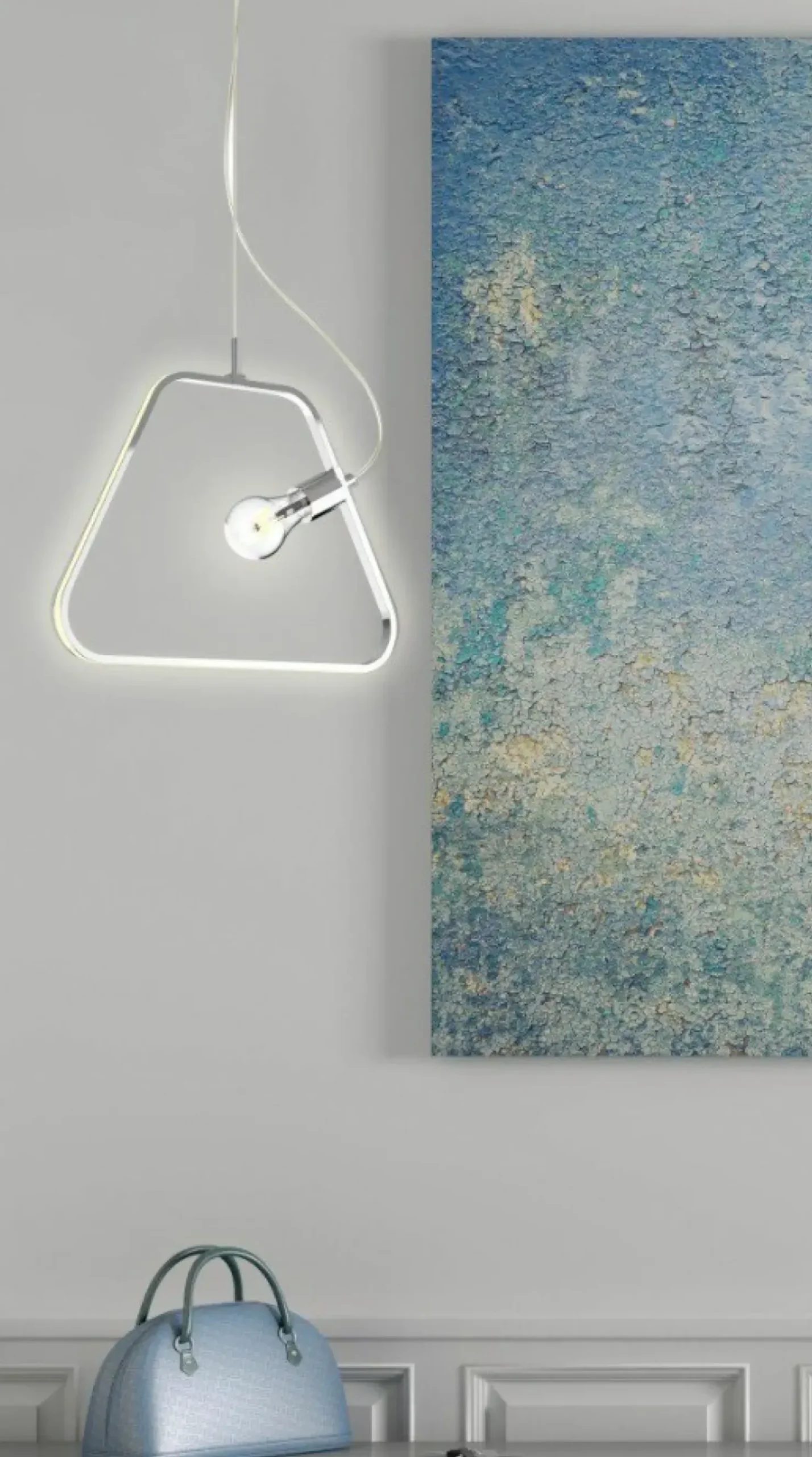 Online Sklep Kaja Dekoracyjna lampa wisząca LED + E27 A0023-320 IKARIA | Kaja chrom