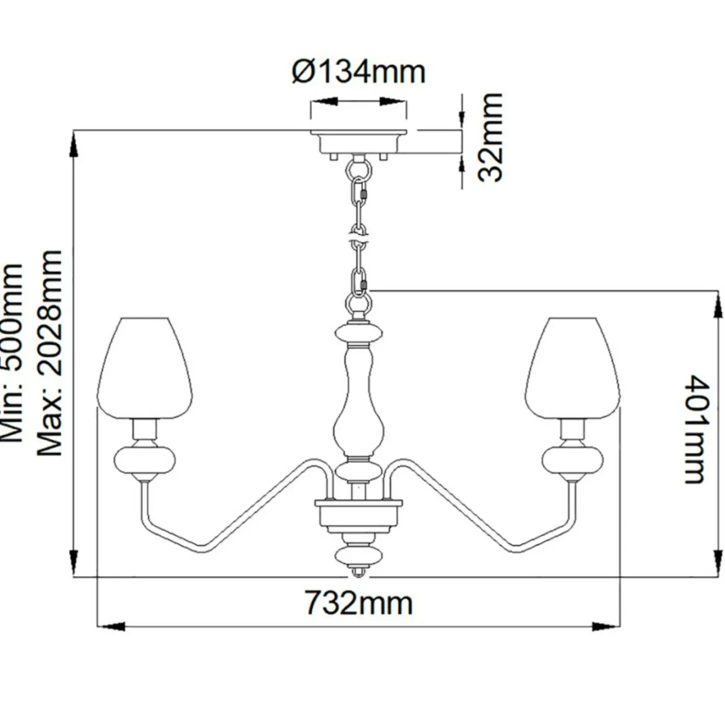 Dekoracyjna lampa wisząca, 5xE14 DL-ARMAND5-AB z serii ARMAND*Sklep Kaja Cheap