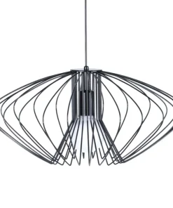 Shop Sklep Kaja Dekoracyjna lampa wisząca do salonu K-3407 TIZI | Kaja czarny