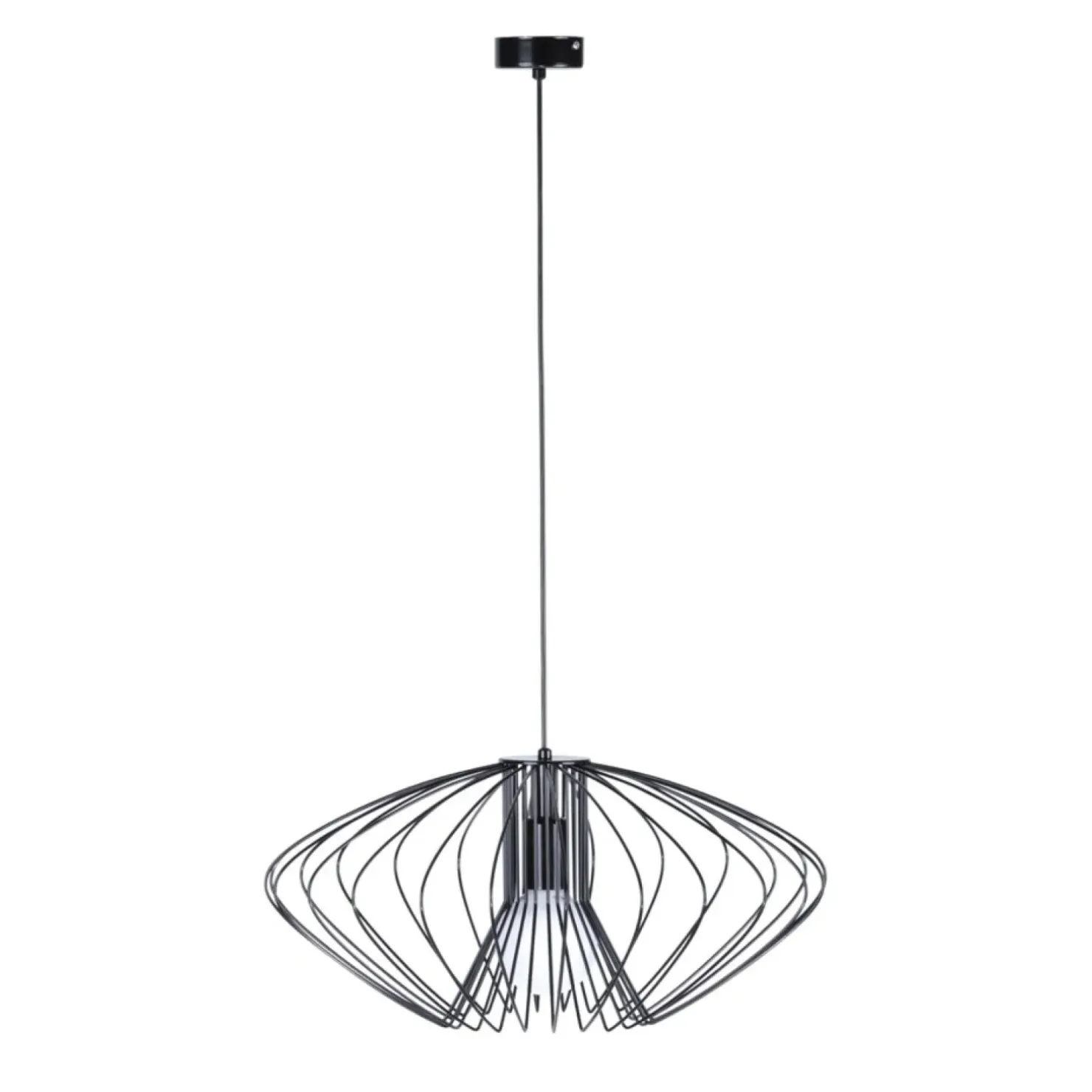 Shop Sklep Kaja Dekoracyjna lampa wisząca do salonu K-3407 TIZI | Kaja czarny