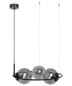 Best Sale Sklep Kaja Dekoracyjna lampa wisząca z okręgiem i kloszami K-5114 z serii DAVOS