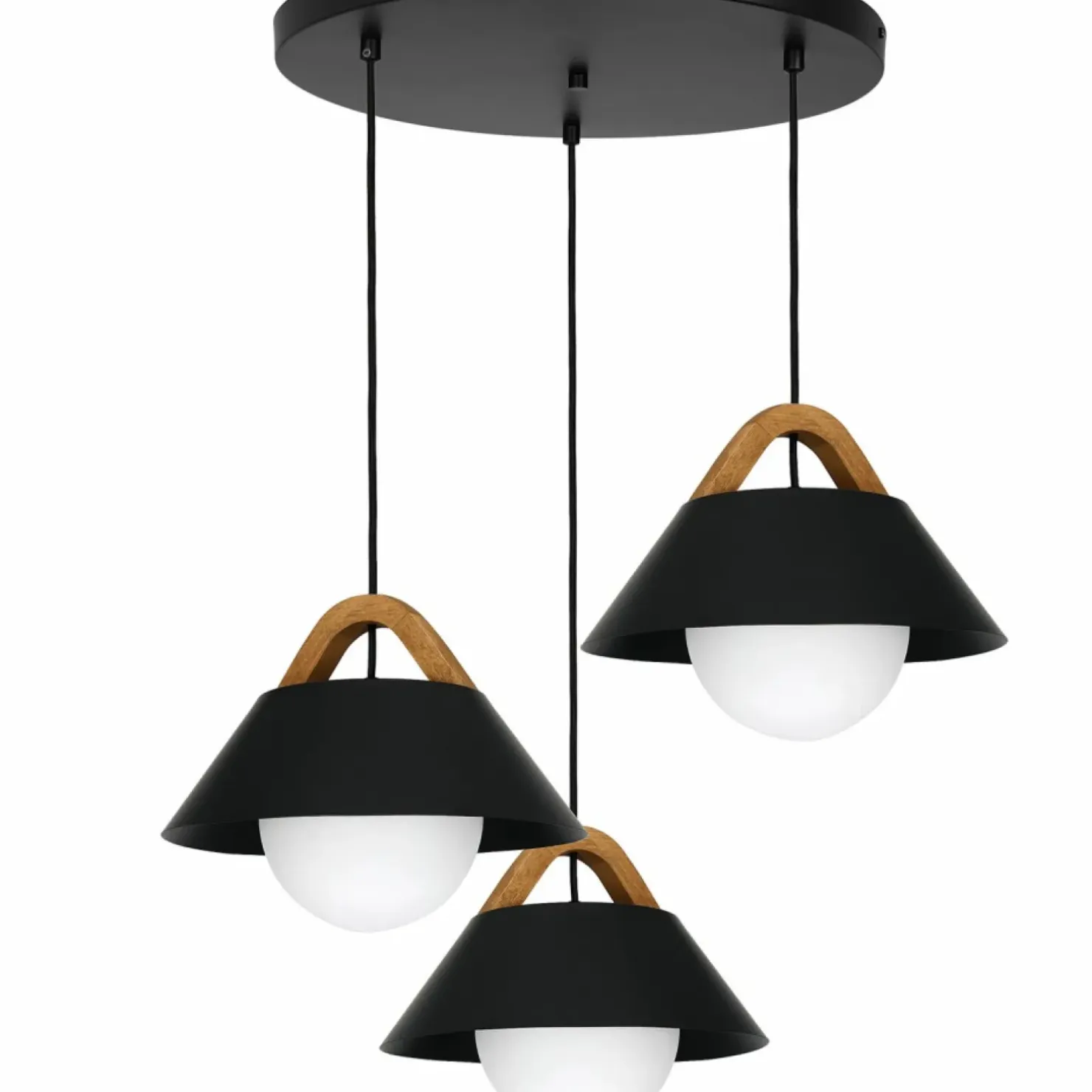 Fashion Sklep Kaja Dekoracyjna lampa wisząca, w kolorze czarni LX 3510 z serii FUNDA