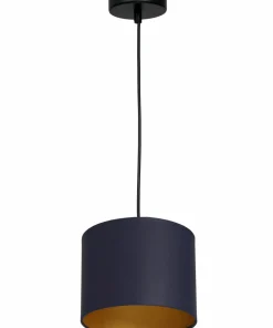 Dekoracyjna lampa wisząca, granatowo-złota LX 3566 z serii ARDEN*Sklep Kaja New