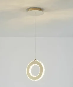 Flash Sale Sklep Kaja Dekoracyjna lampa wisząca kryształowe koło MD3713-1-3GT GIRONA | Kaja