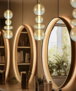 Shop Sklep Kaja Dekoracyjna lampa wisząca LED w kolorze złotym ML0346 DAPHNE | Kaja