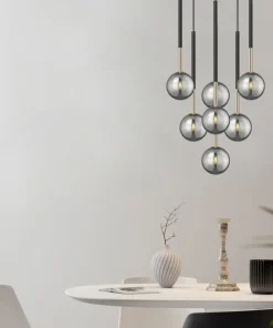 Clearance Sklep Kaja Dekoracyjna lampa wisząca do salonu P0574-07F-SDFZ ARCTURUS | Kaja