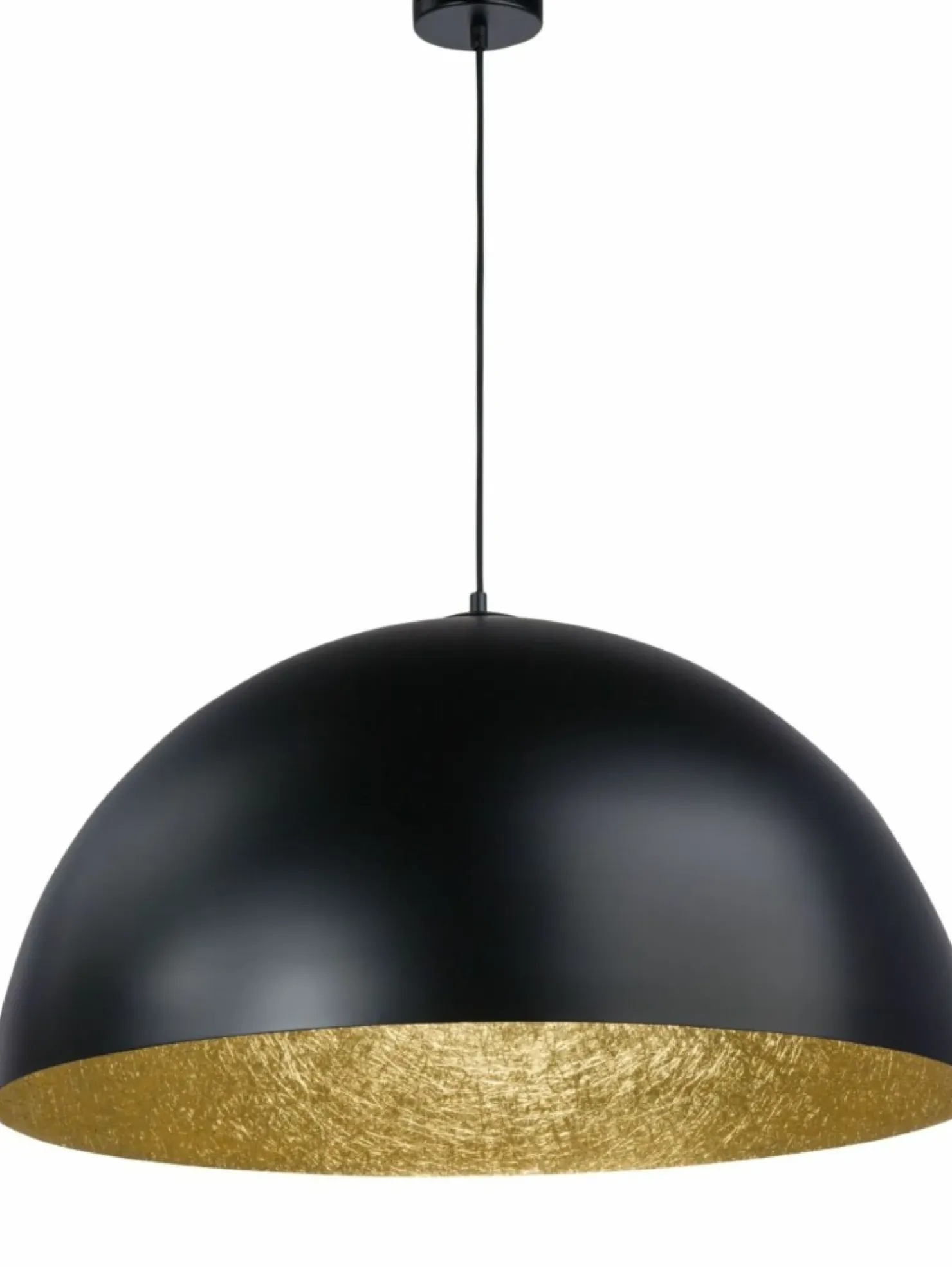 Store Sklep Kaja Dekoracyjna lampa wisząca do sypialni SIG 30131 z serii SFERA 70 CZ/ZŁ