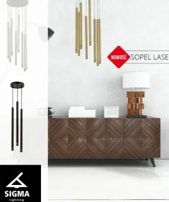 Best Sklep Kaja Dekoracyjna lampa wisząca do salonu SIG 33397 z serii SOPEL GRAND