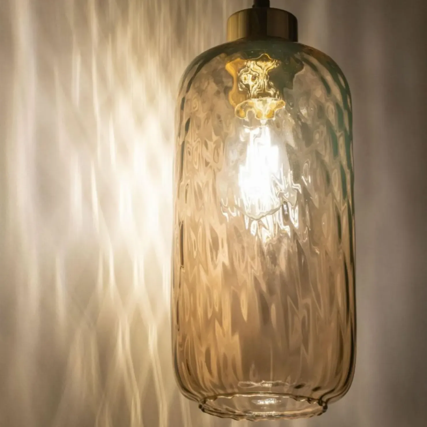 Store Sklep Kaja Dekoracyjna lampa wisząca, długi klosz TK 4575 PESCARA | Kaja