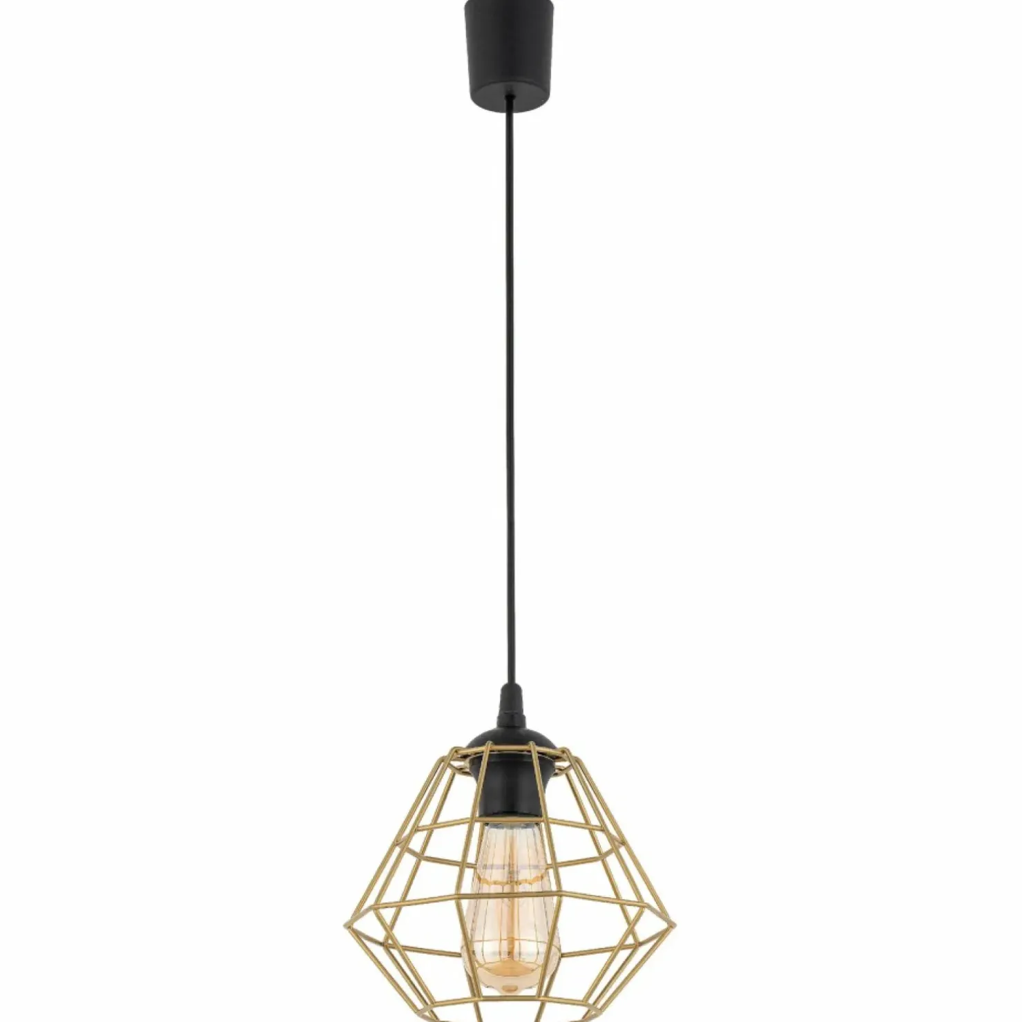 Flash Sale Sklep Kaja Dekoracyjna lampa wisząca ze złotym kloszem TK 4640 DIAMOND NEW
