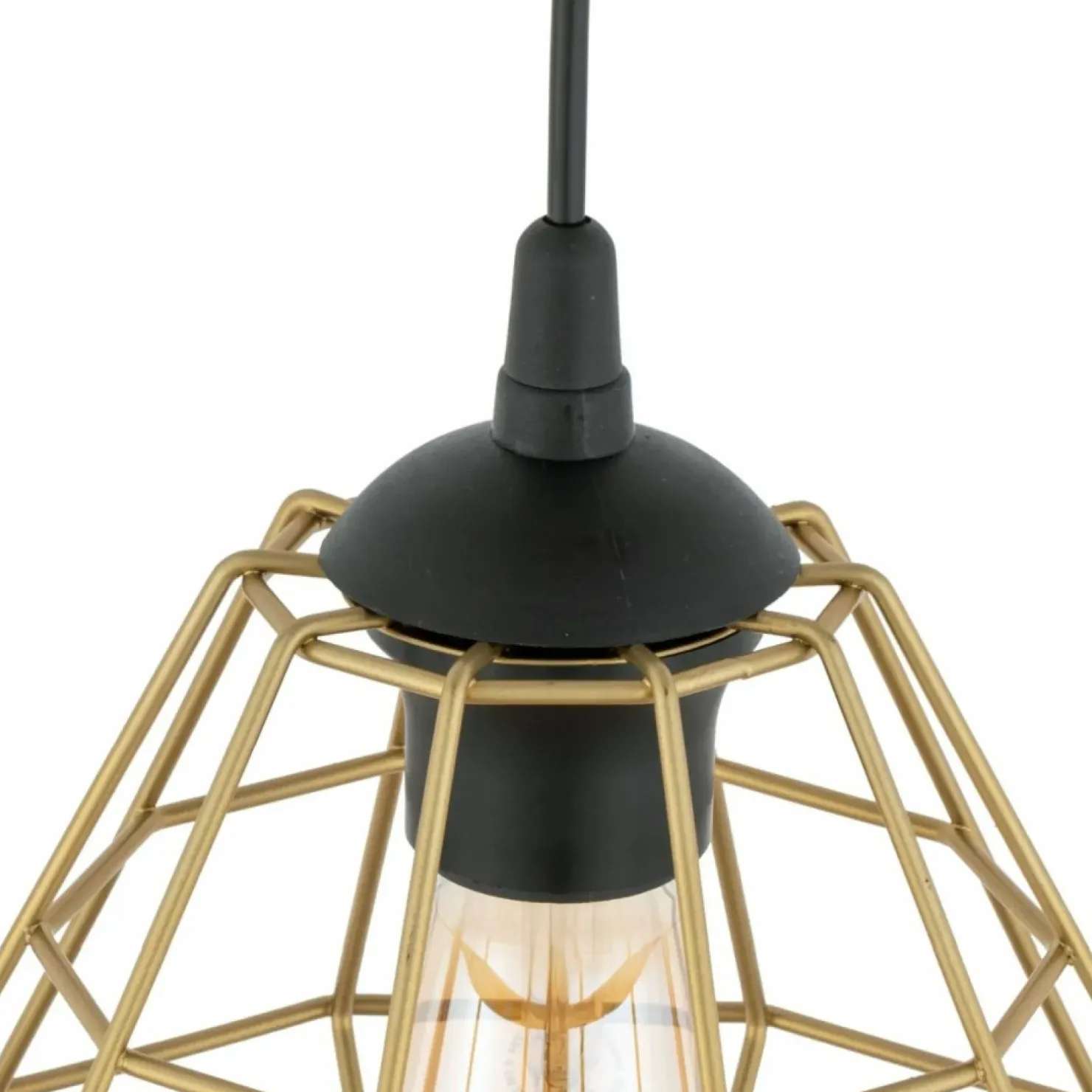 Flash Sale Sklep Kaja Dekoracyjna lampa wisząca ze złotym kloszem TK 4640 DIAMOND NEW