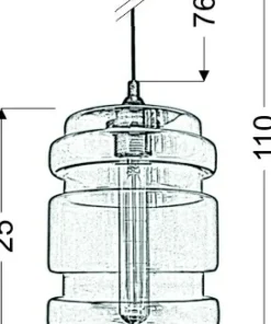 Store Sklep Kaja Dekoracyjna lampa z żarówką E27 31-36650 DECORADO | Kaja Oświetlenie zielony