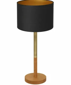 Dekoracyjna lampka nocna, brązowa podstawa LX 3805 z serii TABLE LAMPS*Sklep Kaja Cheap