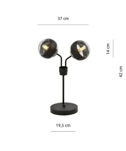Dekoracyjna lampka stołowa do salonu 1139/LN2 NOVA | Kaja Oświetlenie*Sklep Kaja Store
