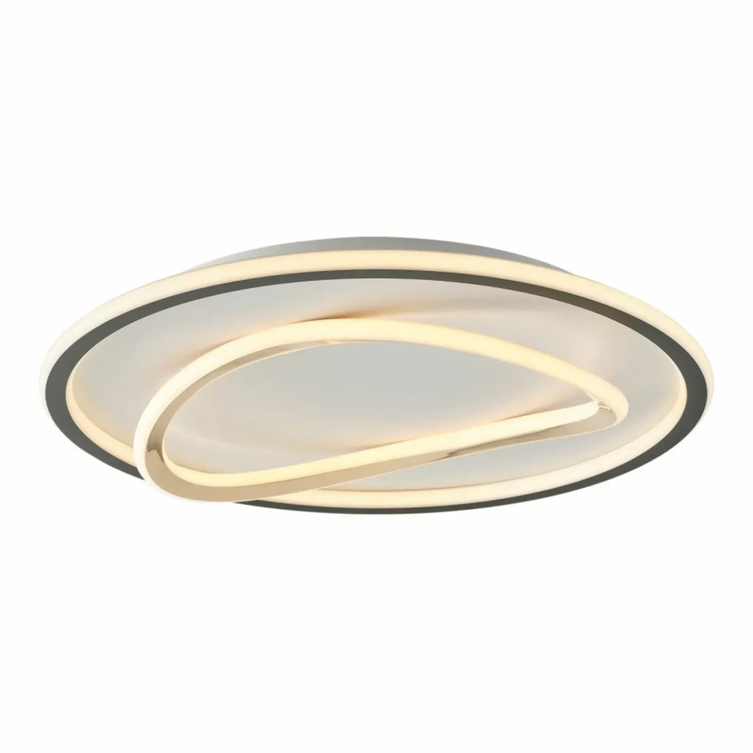 Dekoracyjna, ledowa lampa do sypialni MX3889-1A-3BGT LENS | Kaja*Sklep Kaja New