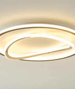 Dekoracyjna, ledowa lampa do sypialni MX3889-1A-3BGT LENS | Kaja*Sklep Kaja New