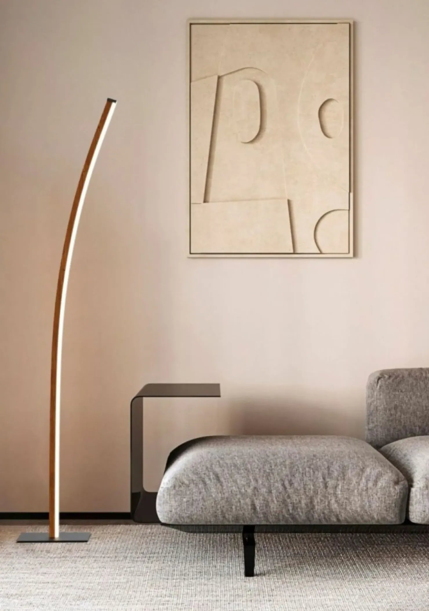 Dekoracyjna, ledowa lampa podłogowa WF 3020-106 BOLOGNA | Kaja*Sklep Kaja Clearance
