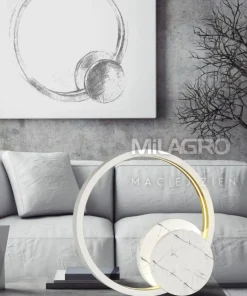 Dekoracyjna, marmurowa lampa stojąca koło MZ5041 CASSIOPEIA | Kaja*Sklep Kaja Fashion