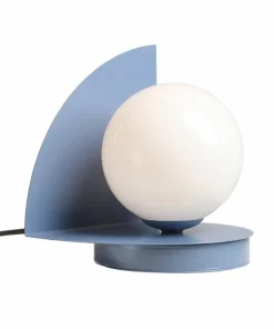 Dekoracyjna, niebieska lampka nocna ⌀14cm 1125B16 z serii LOOP | Kaja Oświetleni*Sklep Kaja Discount