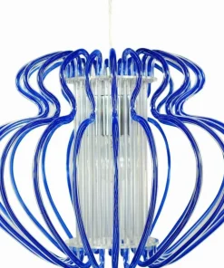 Dekoracyjna, niebieska lampa wisząca 31-36561 IMPERIA | Kaja*Sklep Kaja Outlet