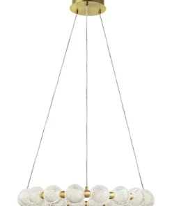Flash Sale Sklep Kaja Dekoracyjna obręcz LED z kloszami LP-2202/18P GD DIAMOND | Kaja