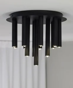 Dekoracyjna, okrągła, czarna lampa sufitowa 108505 z serii GOCCE*Sklep Kaja Cheap