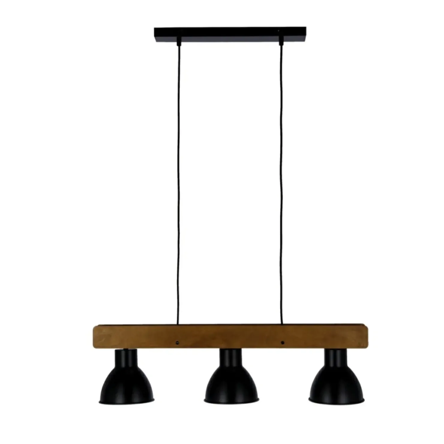 Best Sale Sklep Kaja Dekoracyjna, potrójna lampa wisząca z drewnem 33-73471 z serii VARIO czarny