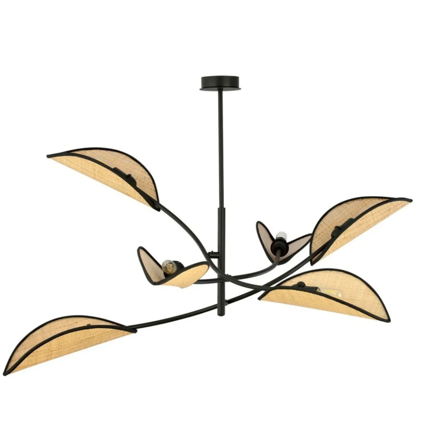 Best Sale Sklep Kaja Dekoracyjna, rozłożysta lampa w stylu rustykalnym 1108/6 LOTUS | Kaja