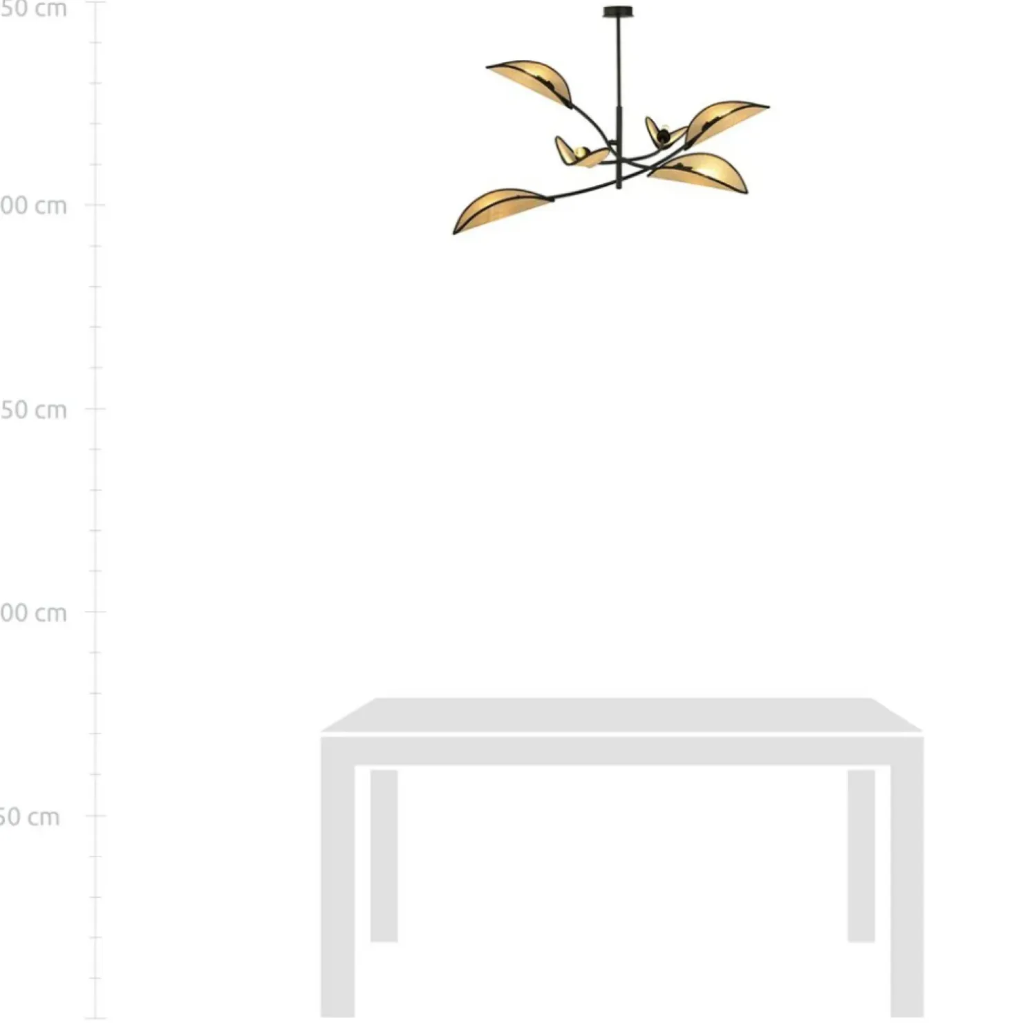 Best Sale Sklep Kaja Dekoracyjna, rozłożysta lampa w stylu rustykalnym 1108/6 LOTUS | Kaja