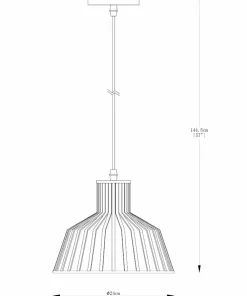 Outlet Sklep Kaja Dekoracyjna, złota lampa wisząca na zwisie ZM A8078-GLD z serii DOLIA