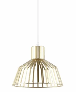 Outlet Sklep Kaja Dekoracyjna, złota lampa wisząca na zwisie ZM A8078-GLD z serii DOLIA