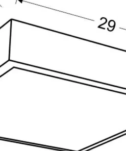 Dekoracyjny plafon z kryształkami LED 10-64479 LUX | Kaja Oświetlenie*Sklep Kaja New
