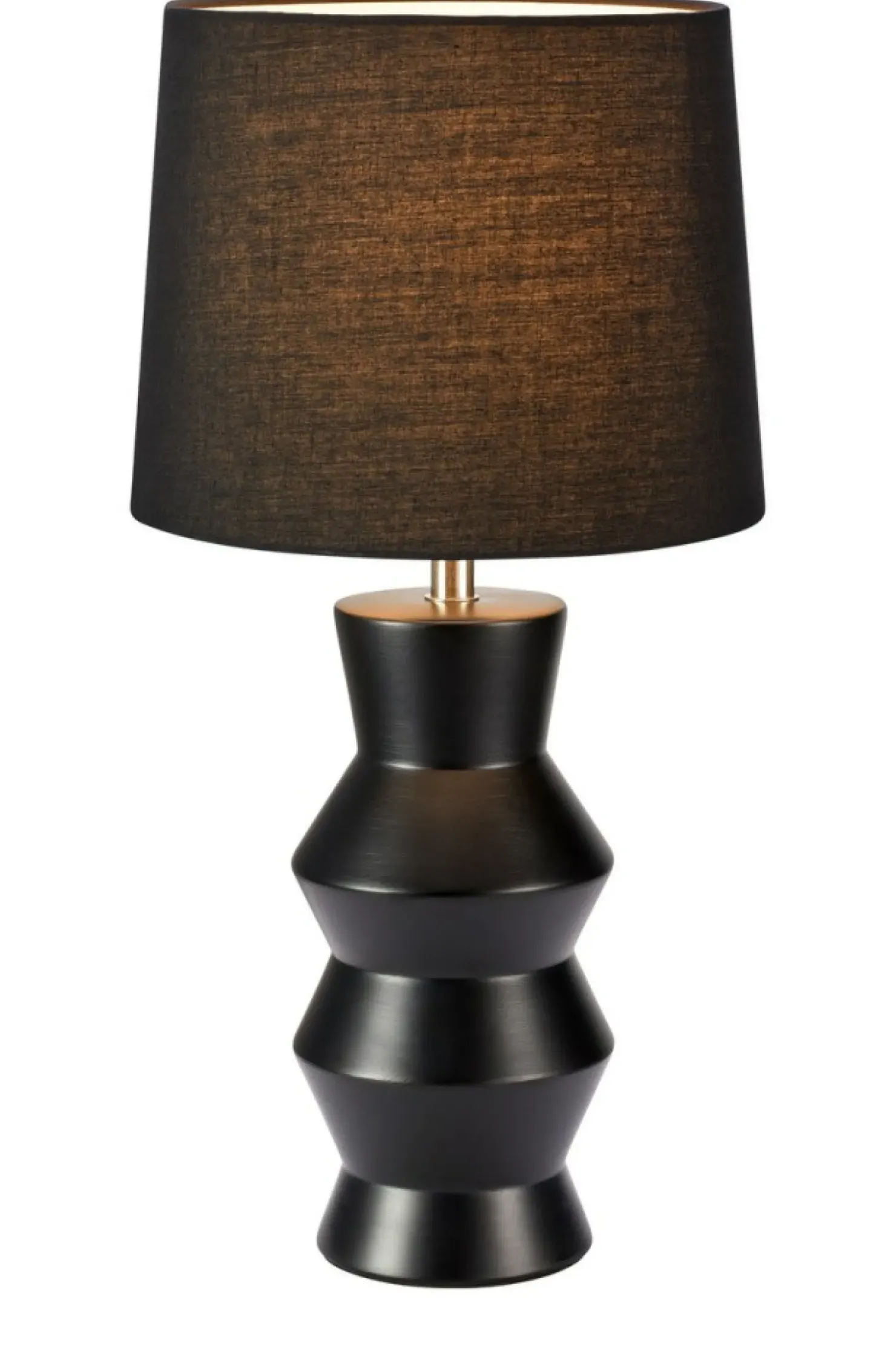 Designerka, czarna lampka stołowa do salonu 108447 z serii SIENNA*Sklep Kaja Shop