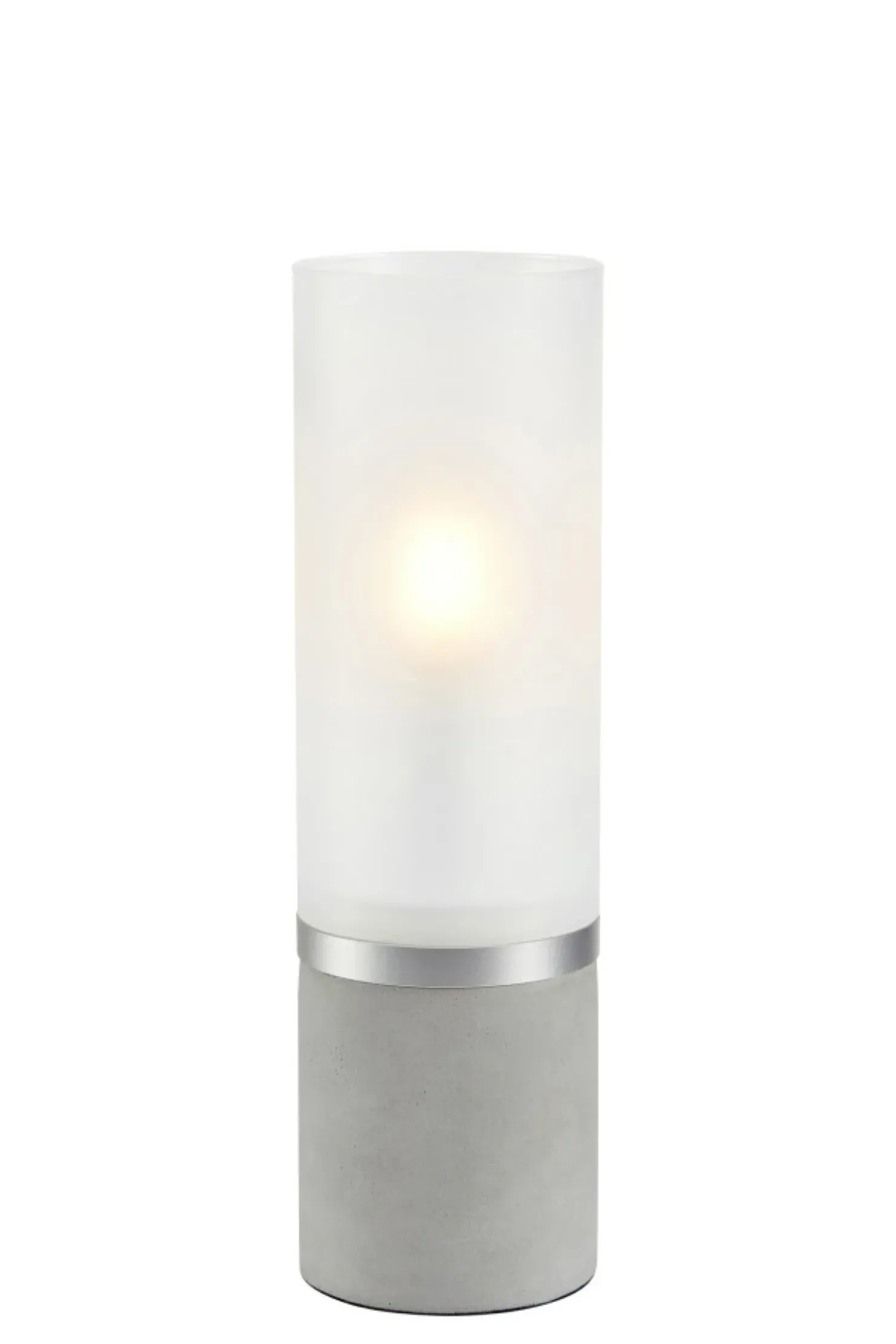 Designerska, betonowa lampka nocna typu tuba 108594 z serii MOLO*Sklep Kaja Store
