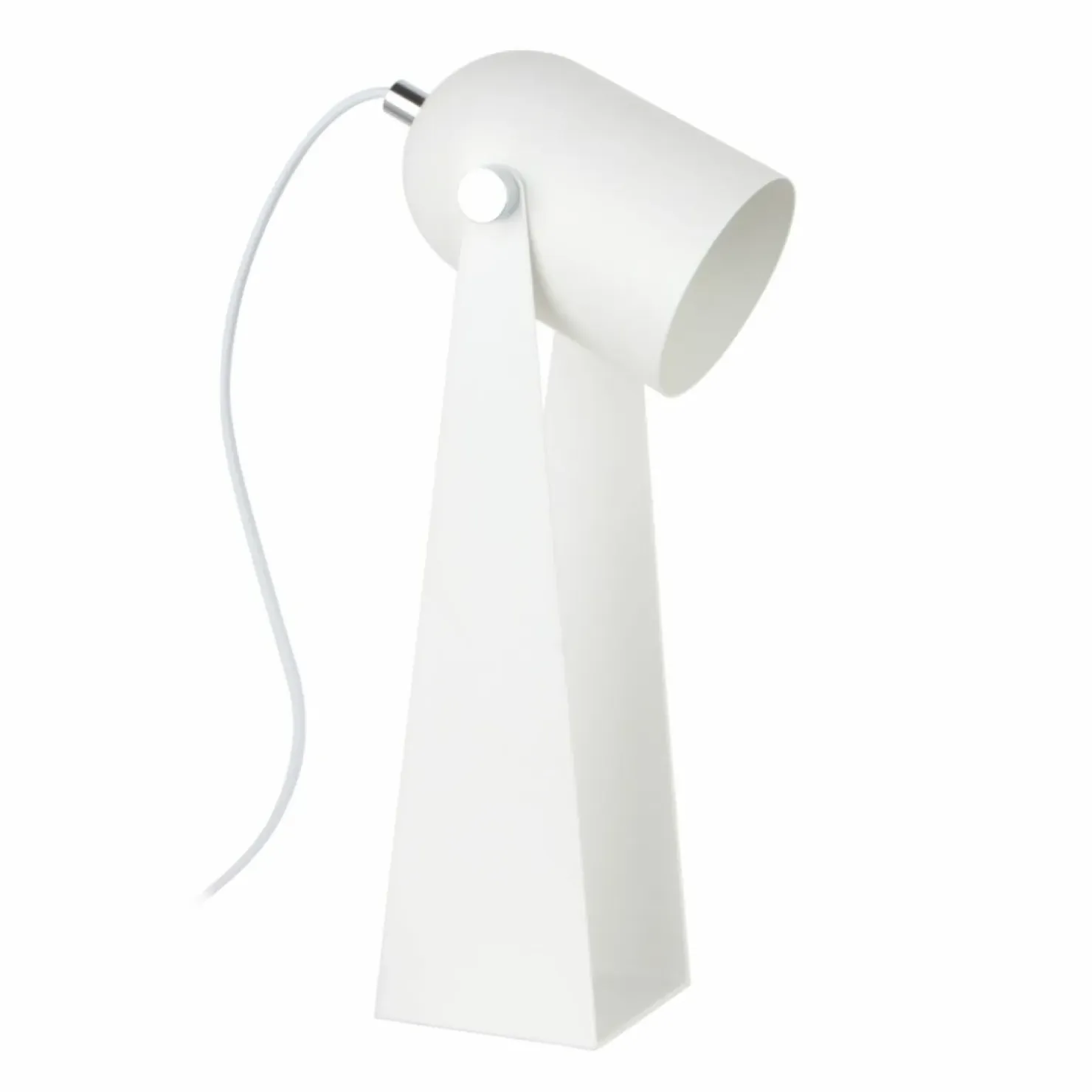 Designerska, biała, ruchoma lampka biurkowa A2056-MWH ARIES | Kaja*Sklep Kaja Store