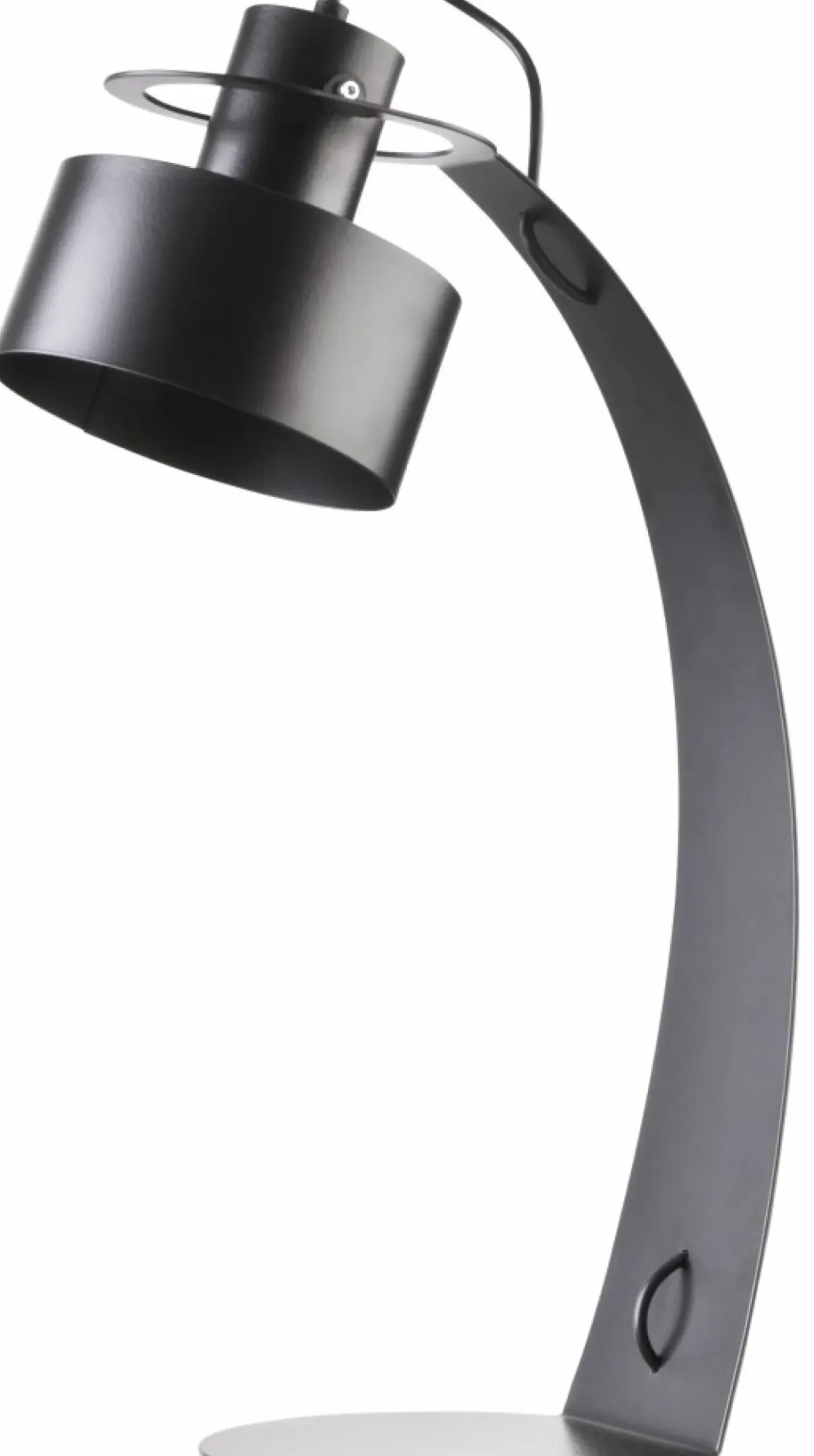 Designerska, czarna, industrialna lampa biurkowa SIG 50065 z serii RIF*Sklep Kaja Sale