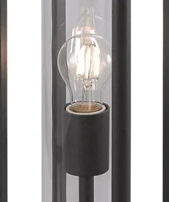 Designerska, czarna lampa ogrodowa 50cm AZ4485 MIKKEL | Kaja*Sklep Kaja Flash Sale