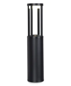 Designerska, czarna lampa ogrodowa LED K-8138 50cm UBBE | Kaja*Sklep Kaja Best