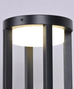 Designerska, czarna lampa ogrodowa LED K-8138 50cm UBBE | Kaja*Sklep Kaja Best