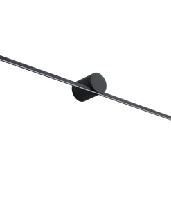 Designerska czarna lampa nad lustro LP-777/1W L BK z serii MODERN SLIM*Sklep Kaja Cheap
