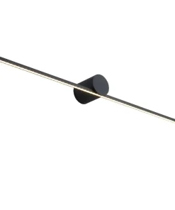 Designerska czarna lampa nad lustro LP-777/1W L BK z serii MODERN SLIM*Sklep Kaja Cheap