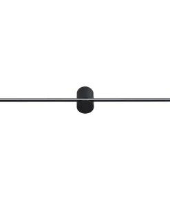 Designerska czarna lampa nad lustro LP-777/1W L BK z serii MODERN SLIM*Sklep Kaja Cheap