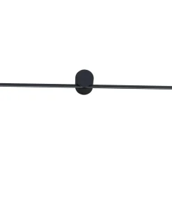 Designerska czarna lampa nad lustro LP-777/1W L BK z serii MODERN SLIM*Sklep Kaja Cheap
