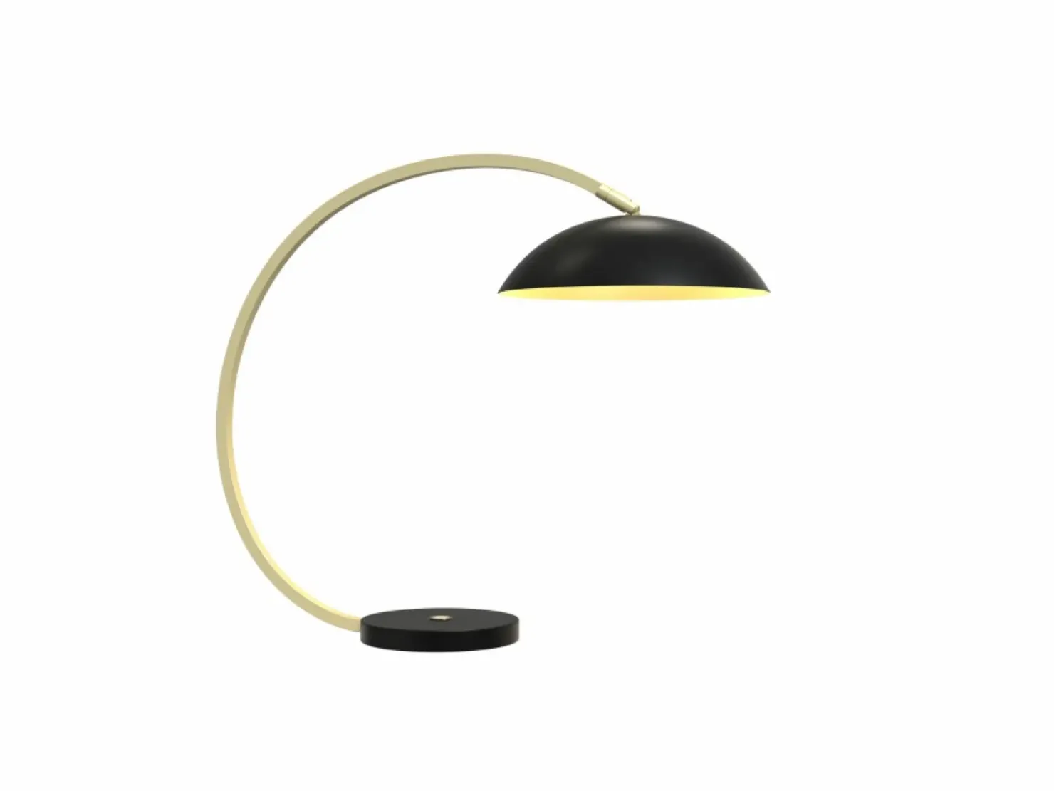 Designerska, czarno-złota lampka do biura WF 8001-104 ROSSKOFF | Kaja*Sklep Kaja Hot